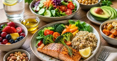 Alimentación saludable con comida real y equilibrada