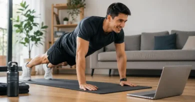 Ejercicios en casa para entrenar sin gimnasio con peso corporal y constancia
