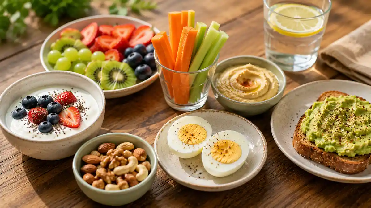 Snacks saludables: ideas fáciles, saciantes y con comida real
